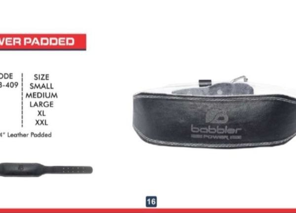 Babbler Power Padded Gym Belt (GB-409)