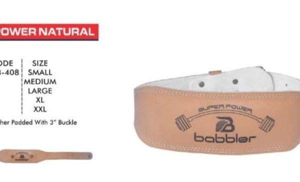 Babbler Super Power Natural Leather Belt (GB-408)