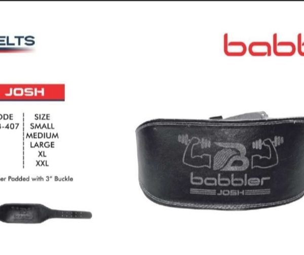 Babbler Josh Leather Gym Belt (GB-407)